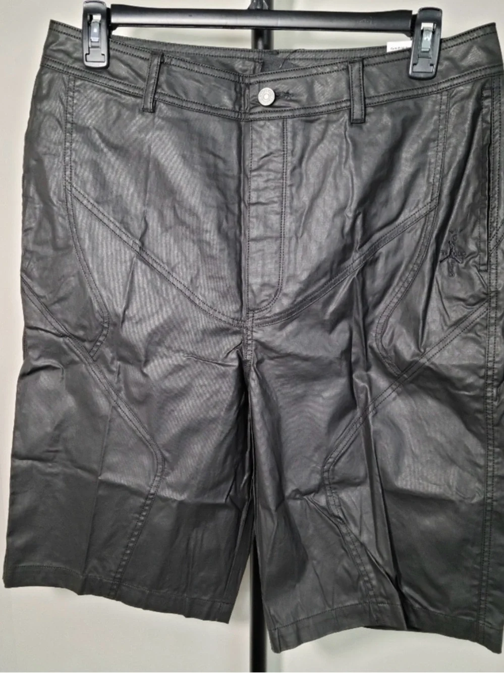 Nike Air Jordan x Travis Scott Waxed Shorts Black Size Men 34-Tall NWT